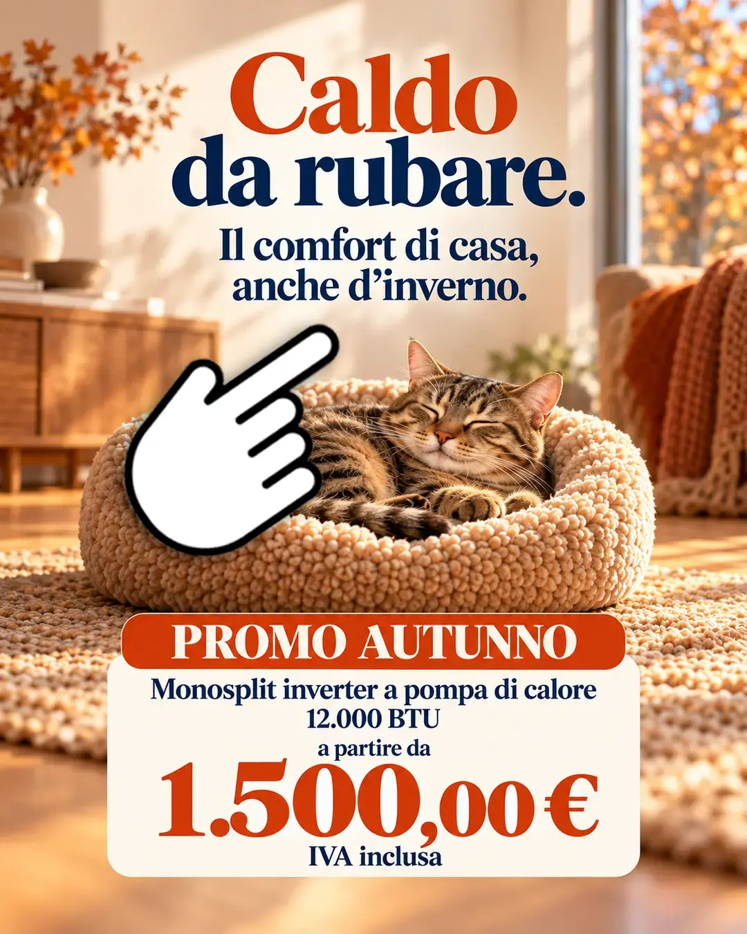 Calzavara Impianti Climatizzatori CAMPAGNA AUTUNNO 2026 Claim Web mobile Calzavara Impianti